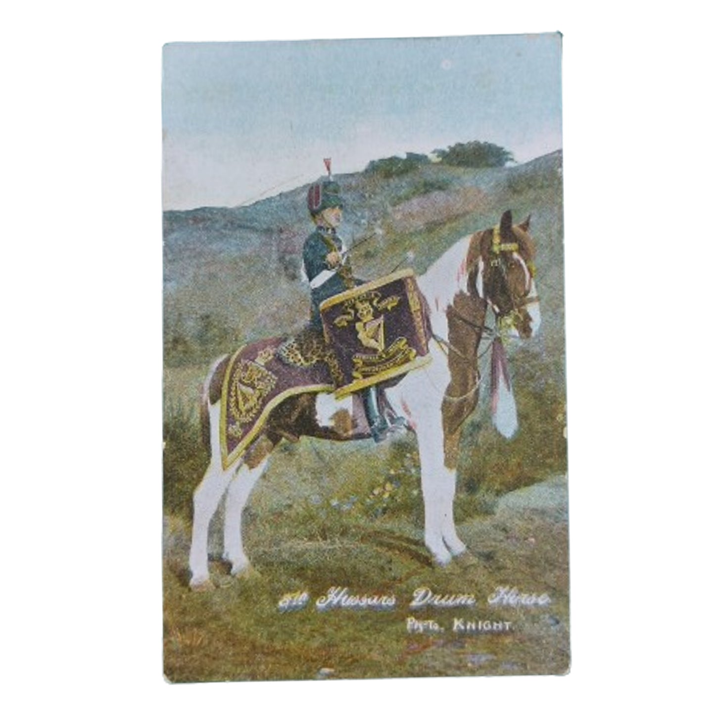 Pre-WW1 British 8th Hussars Picture Postcard