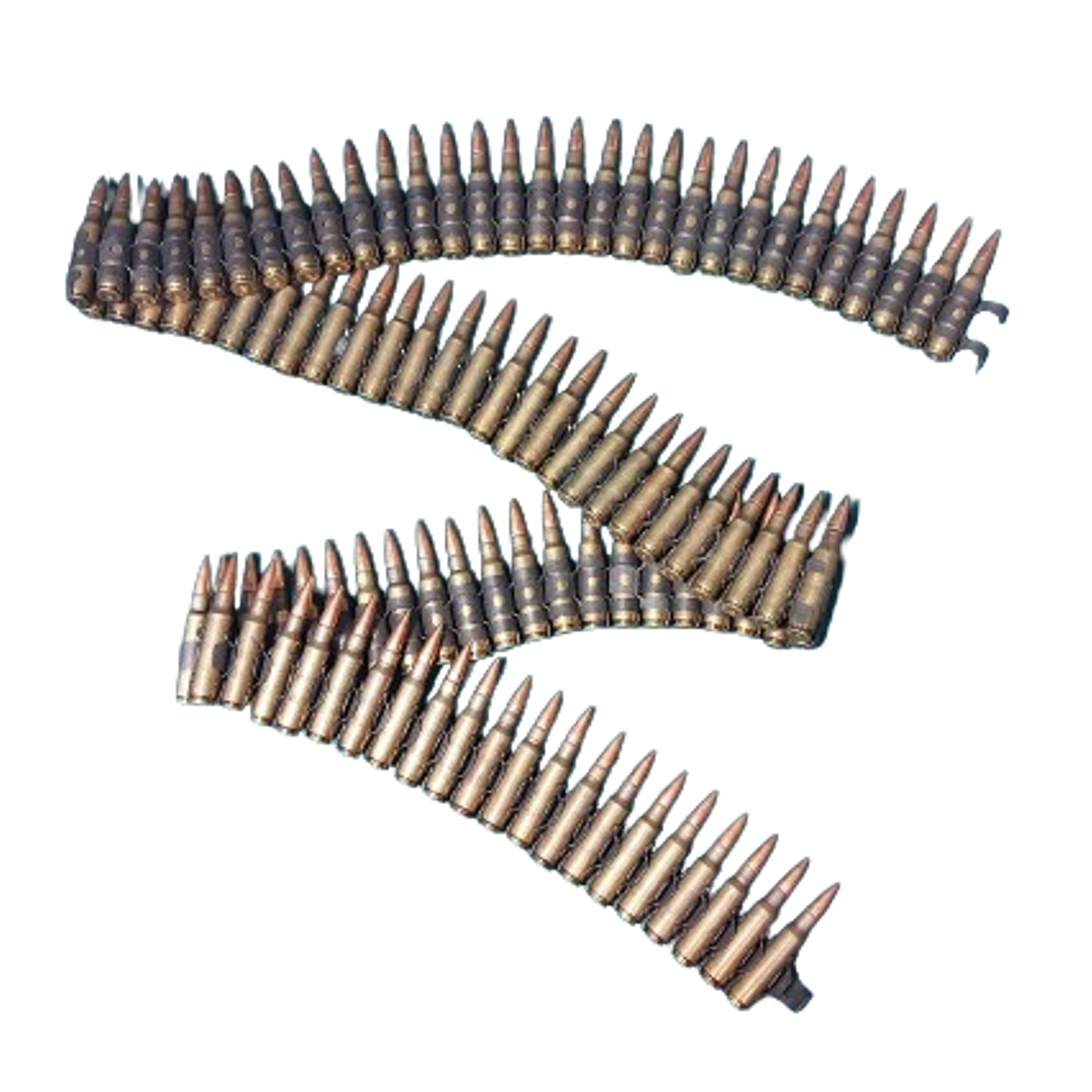 WW2 U.S. Browning 1919 M.G. Belt With 100 Rounds Of Inert Ammunition