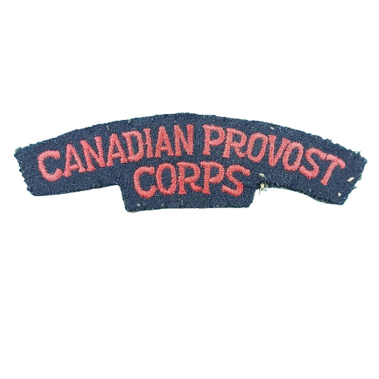 WW2 Canadian Provost Corps Shoulder Title