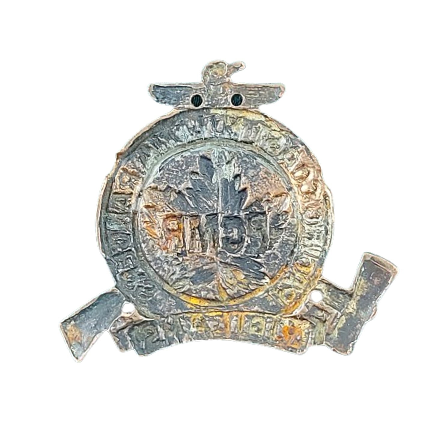 WW2 Canadian PCMR Pacific Coast Mountain Rangers Cap Badge