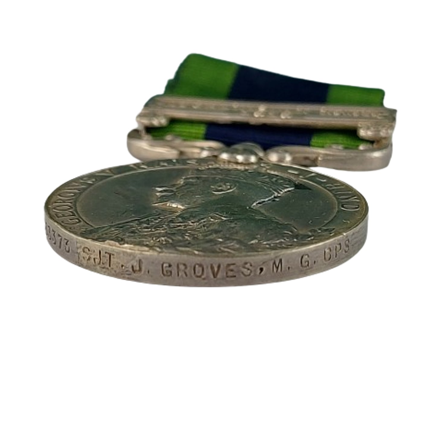 Pre-WW2 India Genera Service Medal Afghanistan NWF 1919- Machine Gun Corps