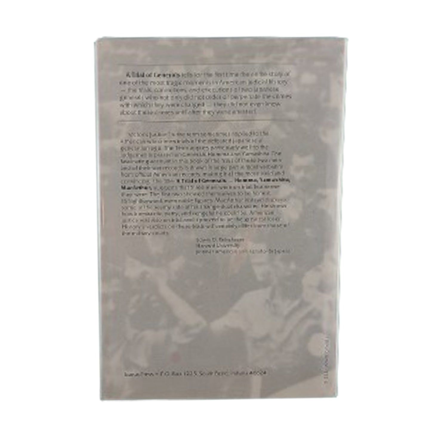 A Trial Of Generals Book
