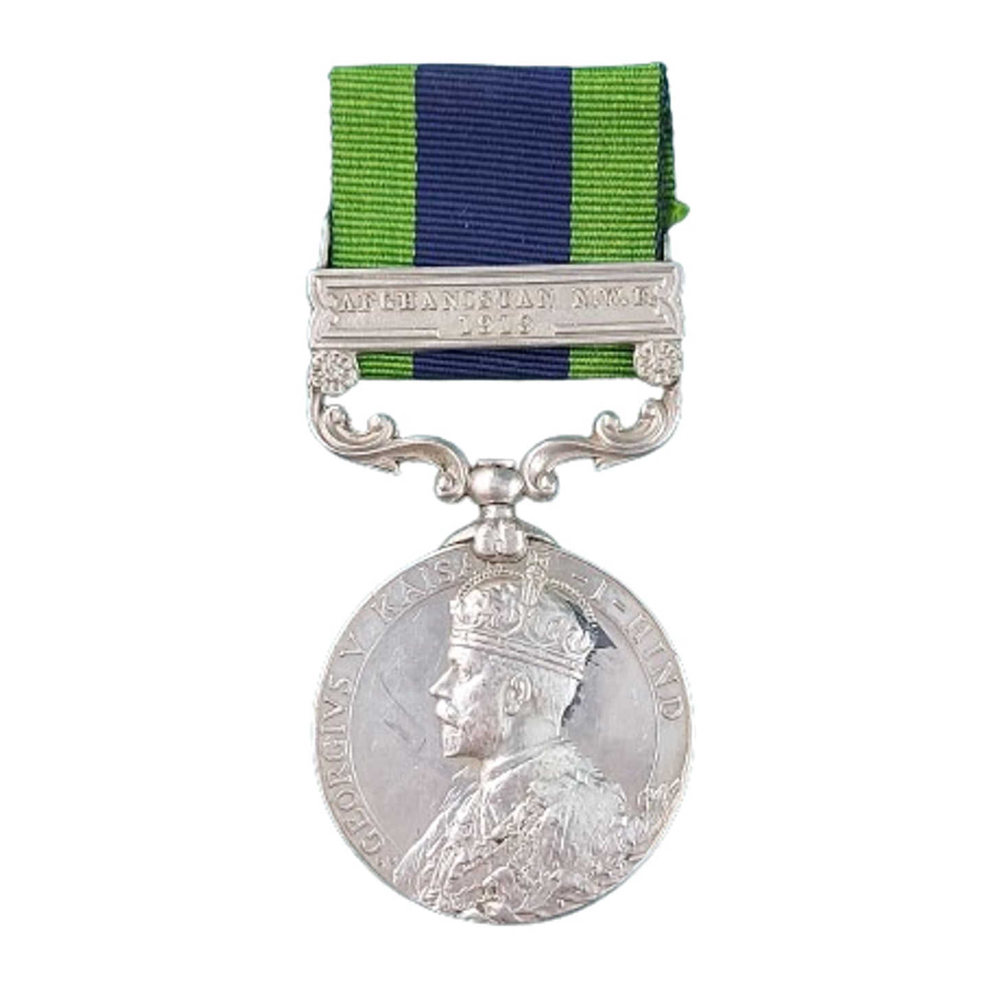 Pre-WW2 India Genera Service Medal Afghanistan NWF 1919- Machine Gun Corps