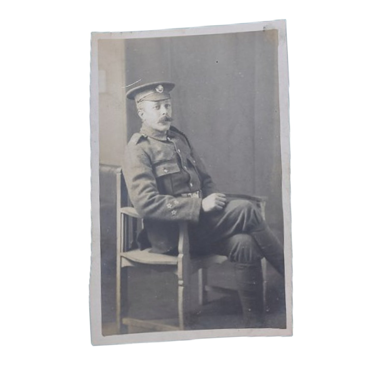 WW1 British Officer Picture Postcard