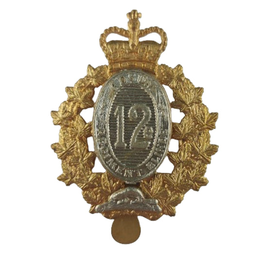 QEII 12th Regimont Du Canada Cap Badge