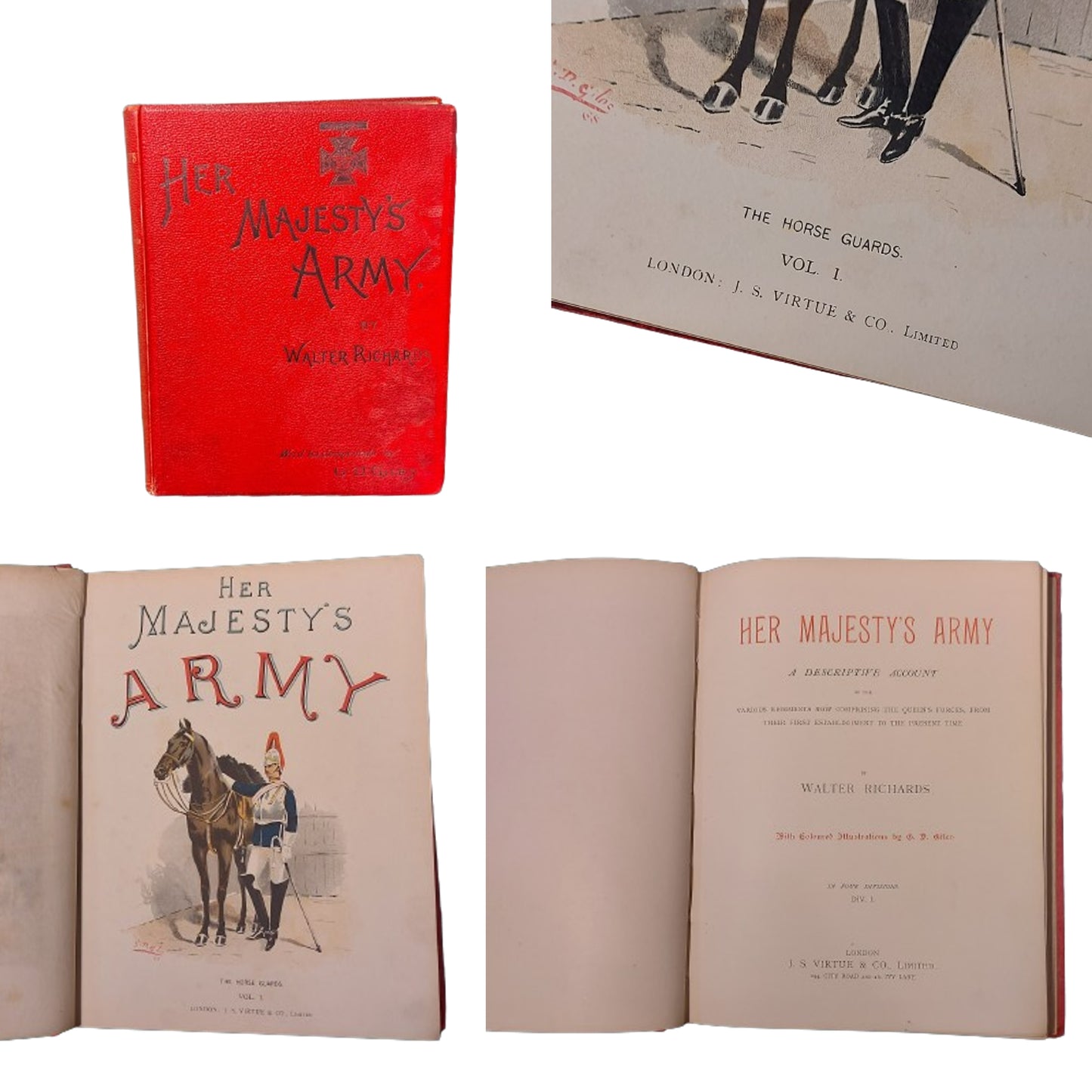 Her Majesty's Army -4 Volume Set