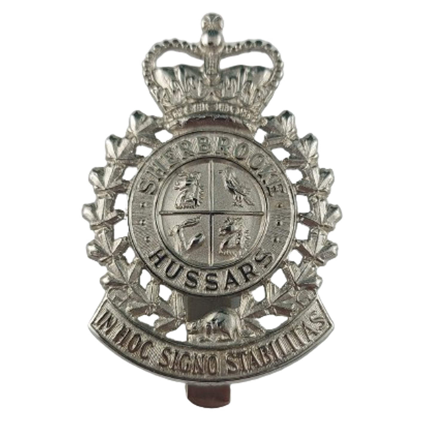Post-WW2 Canadian Sherbrook Hussars Cap Badge