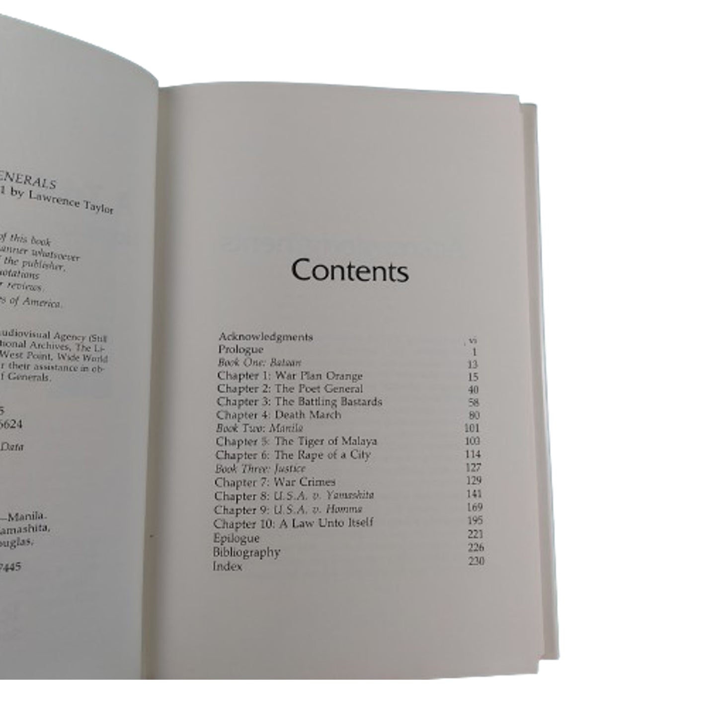 A Trial Of Generals Book