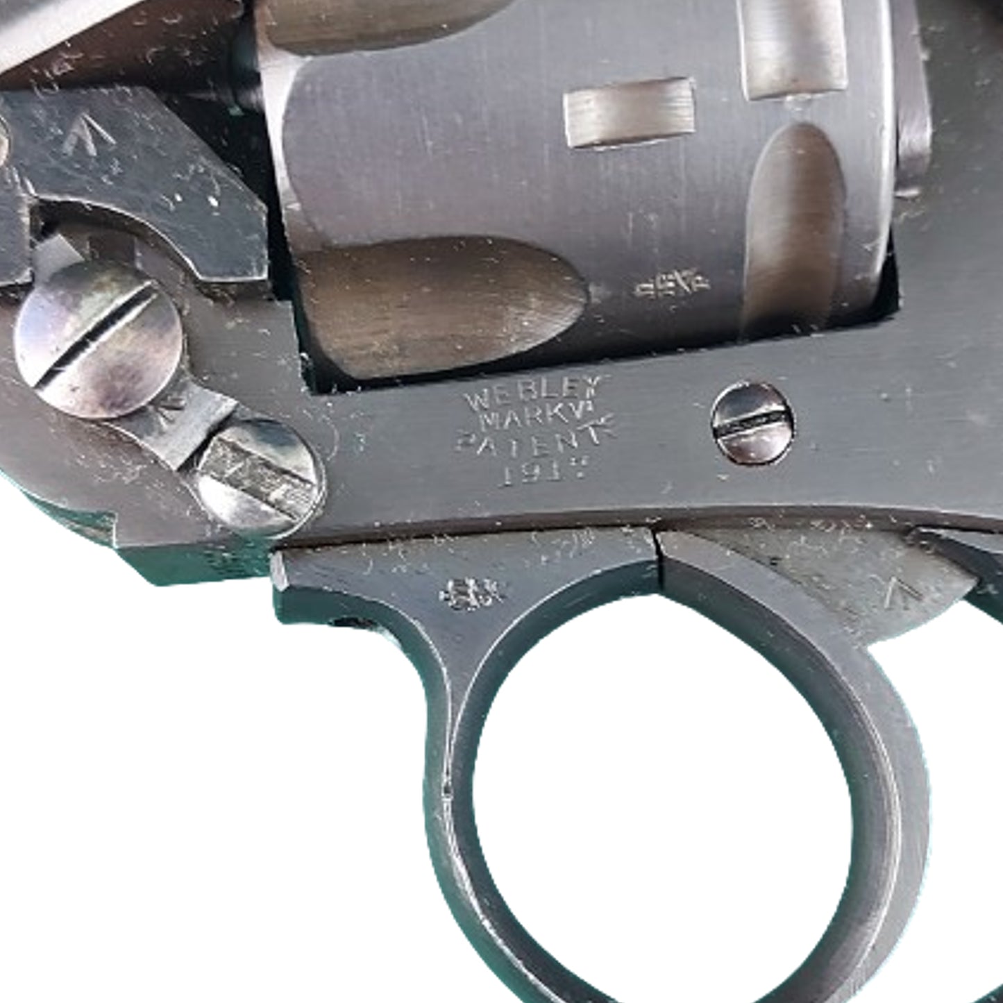 WW1 British Canadian Deactivated Webley Mk.VI Service Revolver 1917