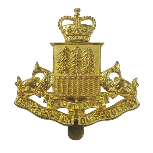 QEII Canadian Regiment De Saguena Cap Badge