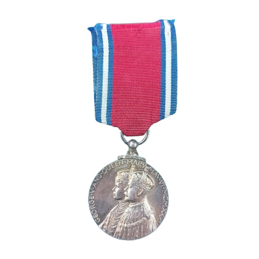 Pre-WW2 1935 George V And Queen Mary Silver Jubilee Medal