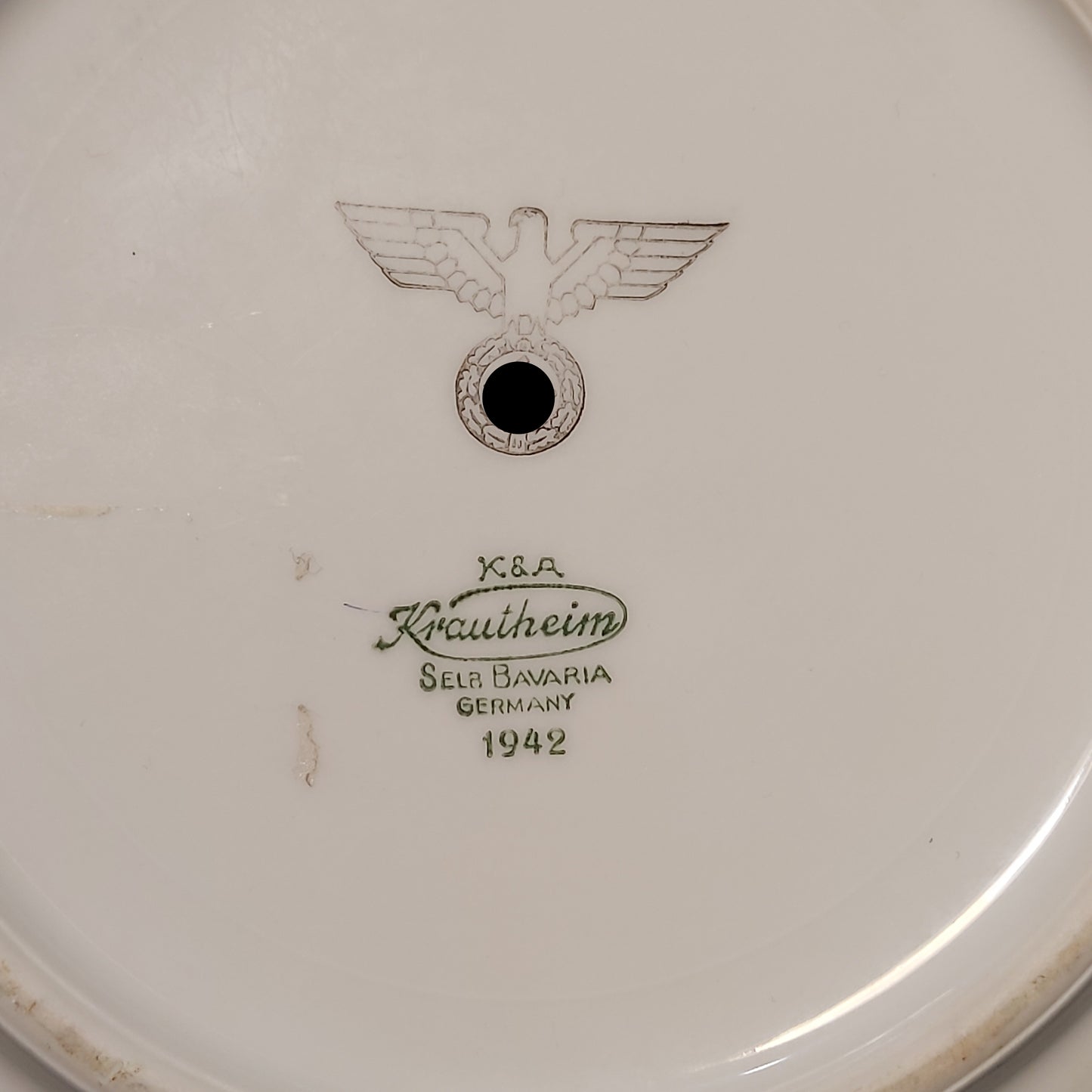 WW2 German Army Mess Hall Soup Bowl 1942
