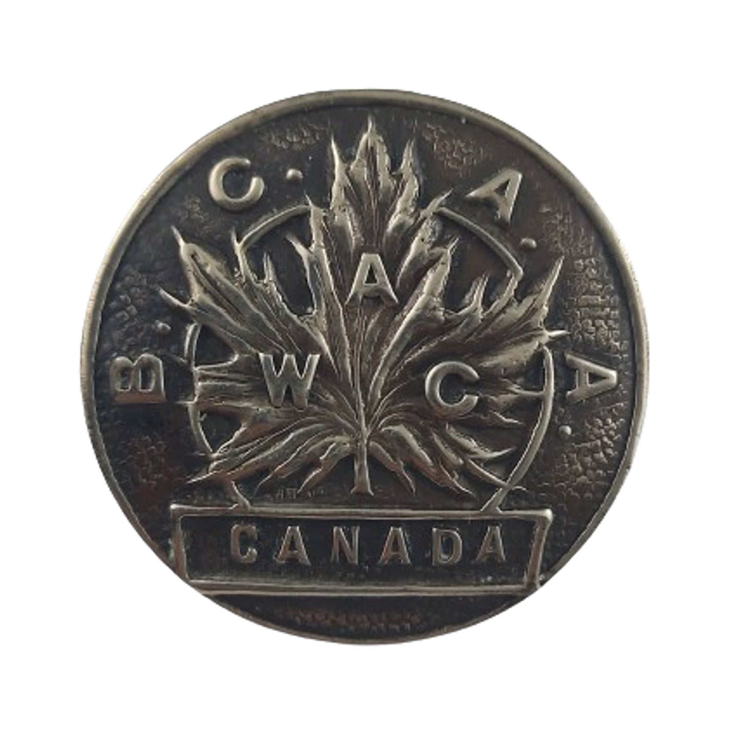WW2 B.C. Automobile Association Women's Auxiliary Corps Cap Badge