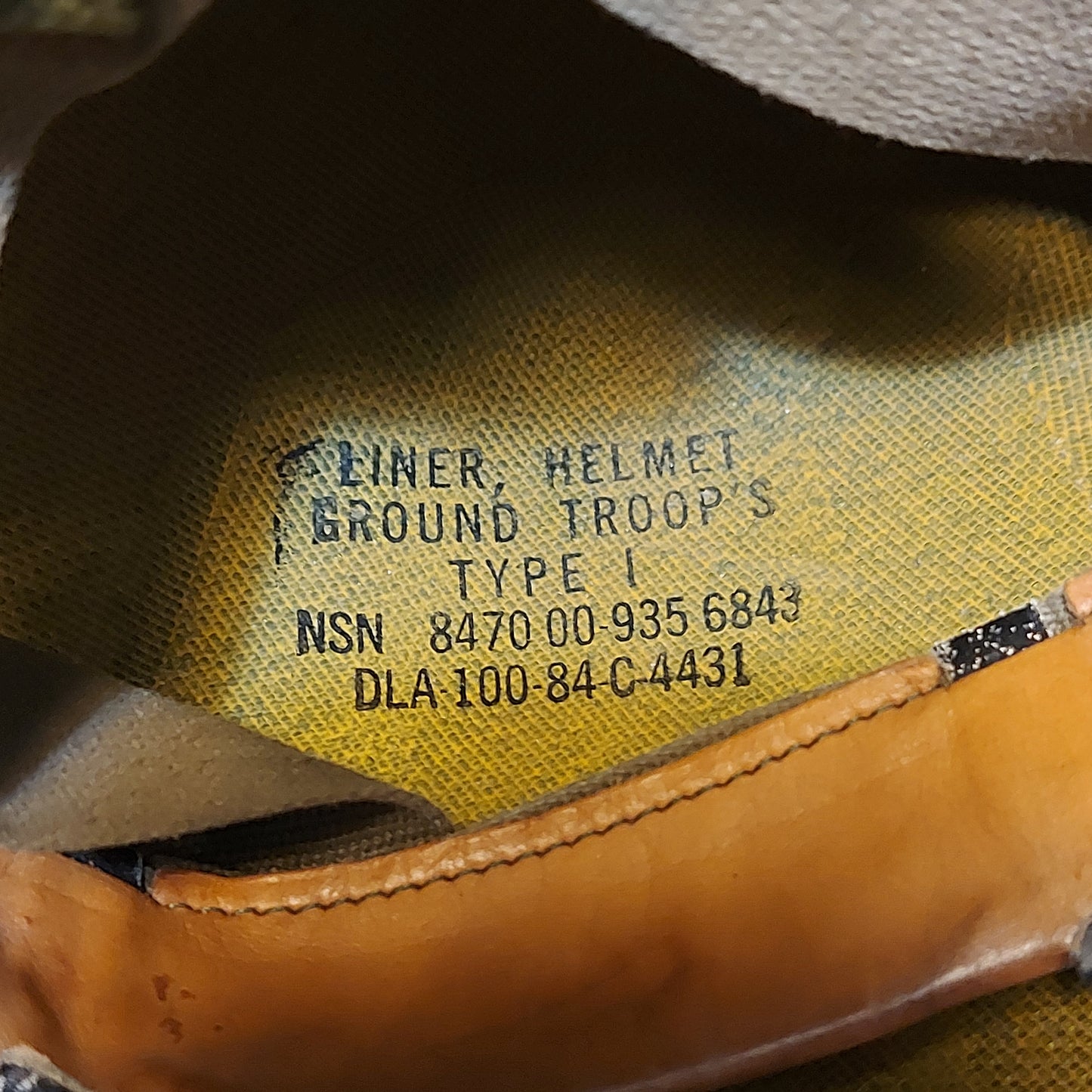 Post-WW2 Canadian Forces Issue U.S. M1 Helmet