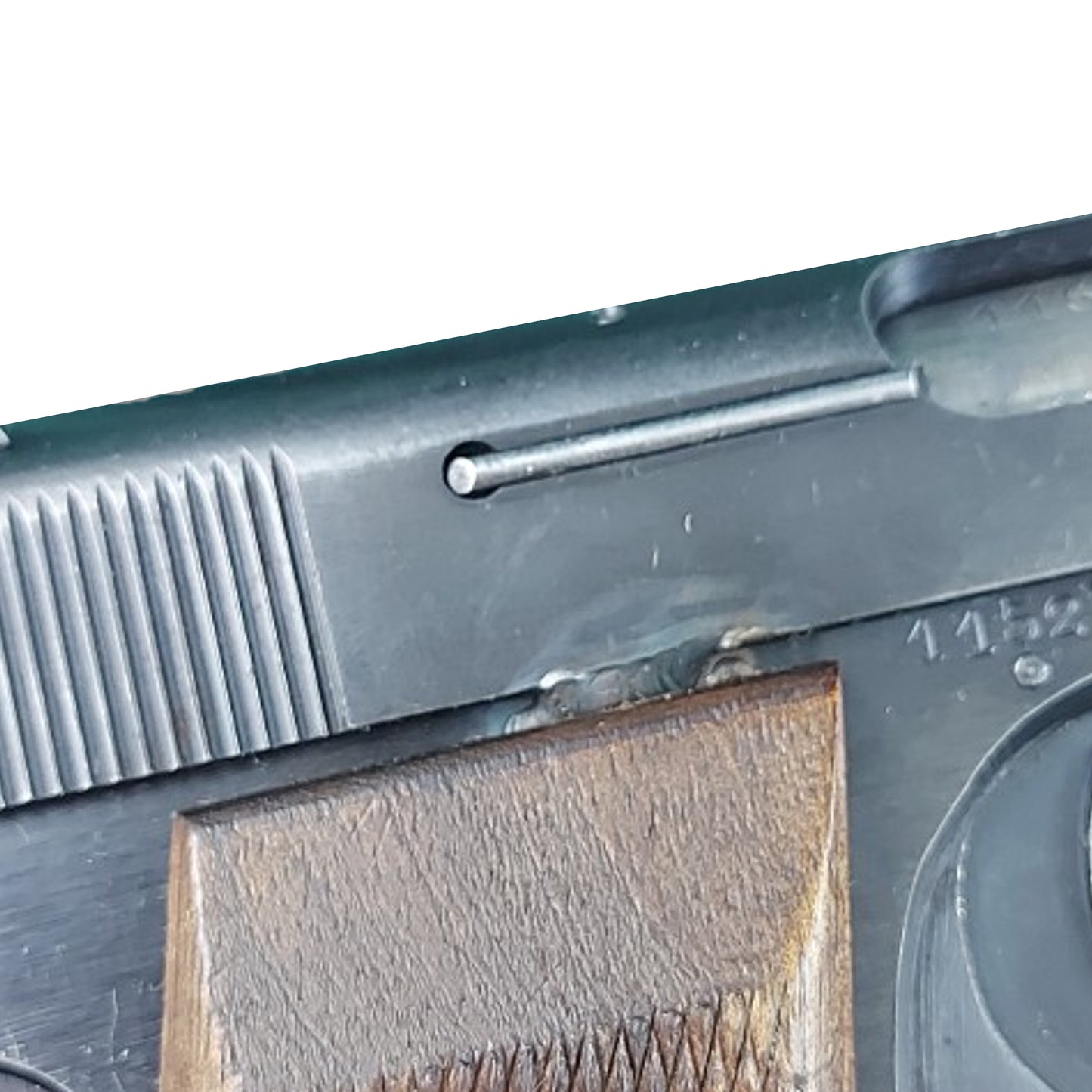 Pre-WW2 German Deactivated Model 1922 Browning Service Pistol In Issue Holster -German Occupation