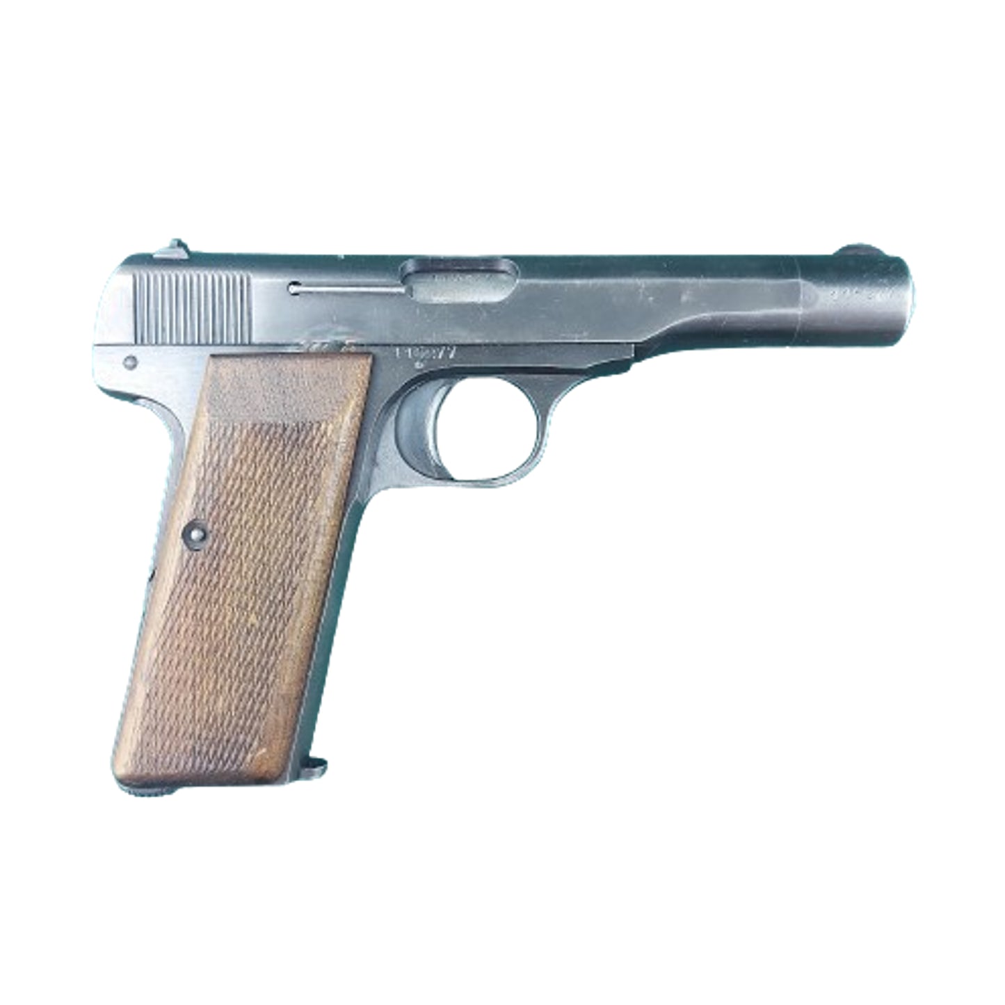 Pre-WW2 German Deactivated Model 1922 Browning Service Pistol In Issue Holster -German Occupation