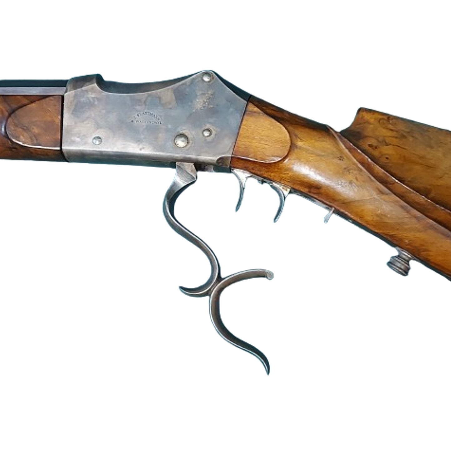 Pre-WW1 Antique Pre-1898 A.J. Blattmann Swiss Schutzen Deluxe Target Rifle
