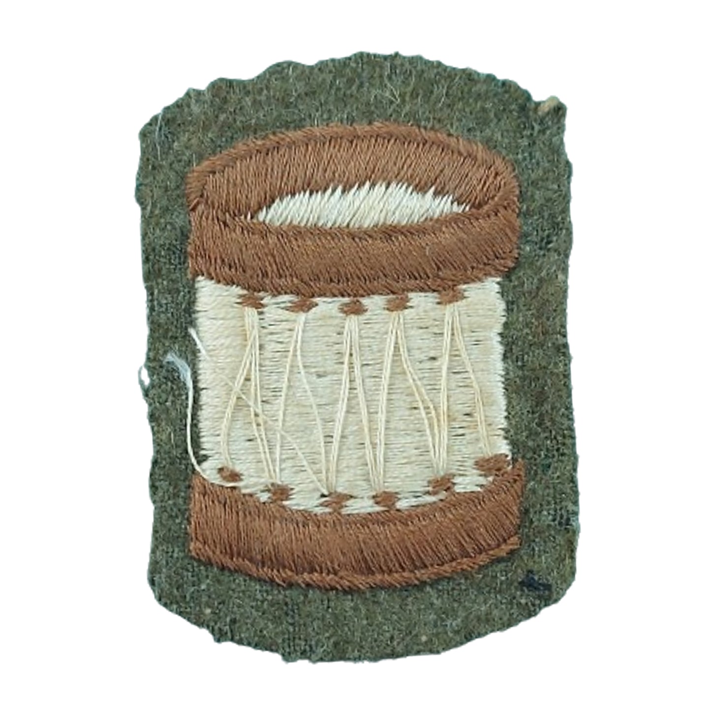 WW2 Canadian British Musicians Trade Badge -Drummer