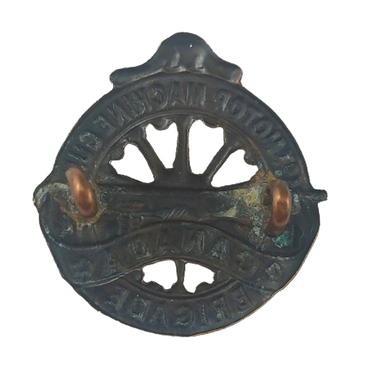 WW1 Canadian 1st Motor Machine Gun Brigade 1914 Collar Badge