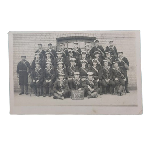 WW1 British RN Royal Navy Picture Postcard -Anti Gas School