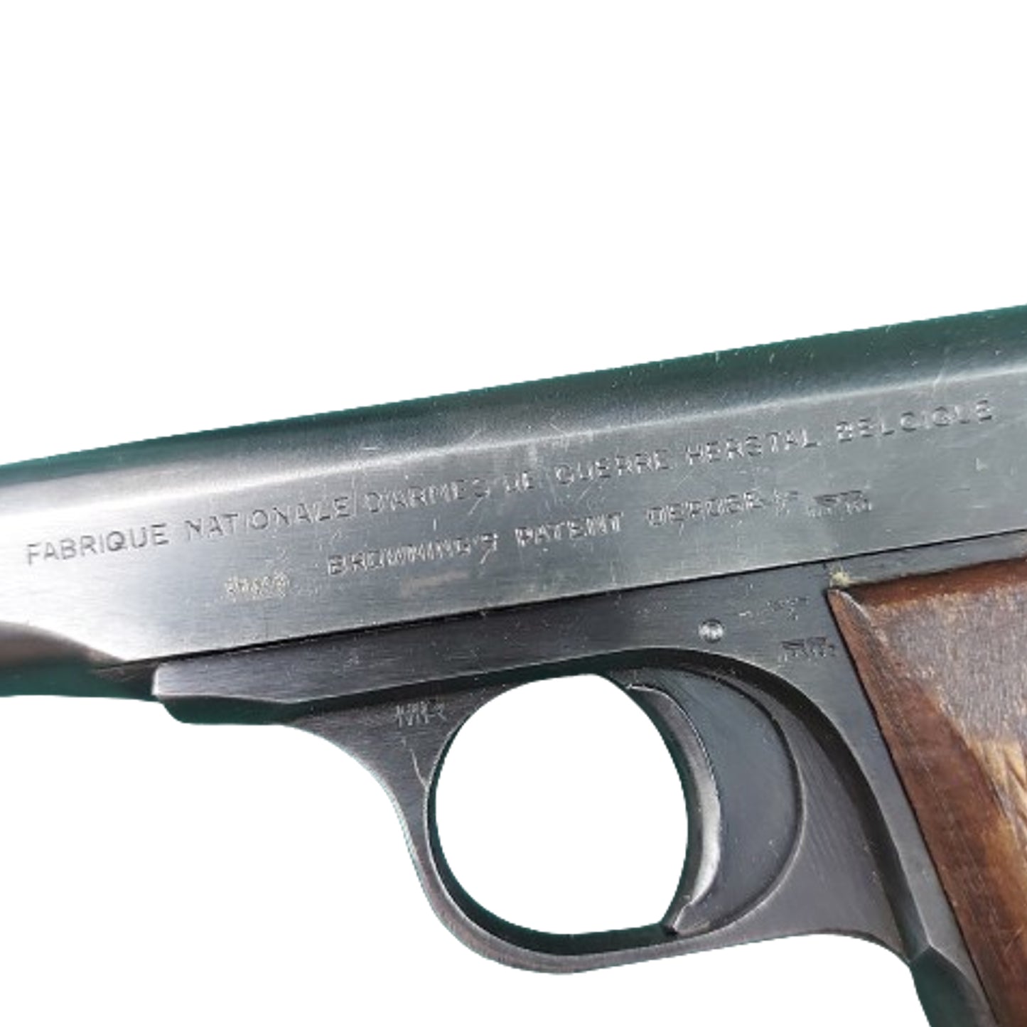Pre-WW2 German Deactivated Model 1922 Browning Service Pistol In Issue Holster -German Occupation