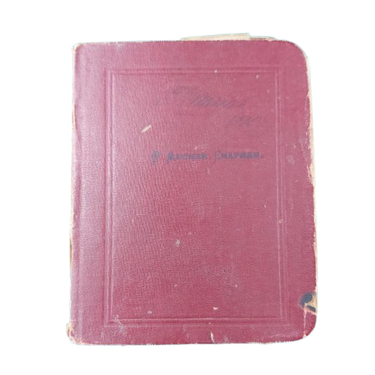 Named Pre-WW1 Musketry Regulations Manual 1905