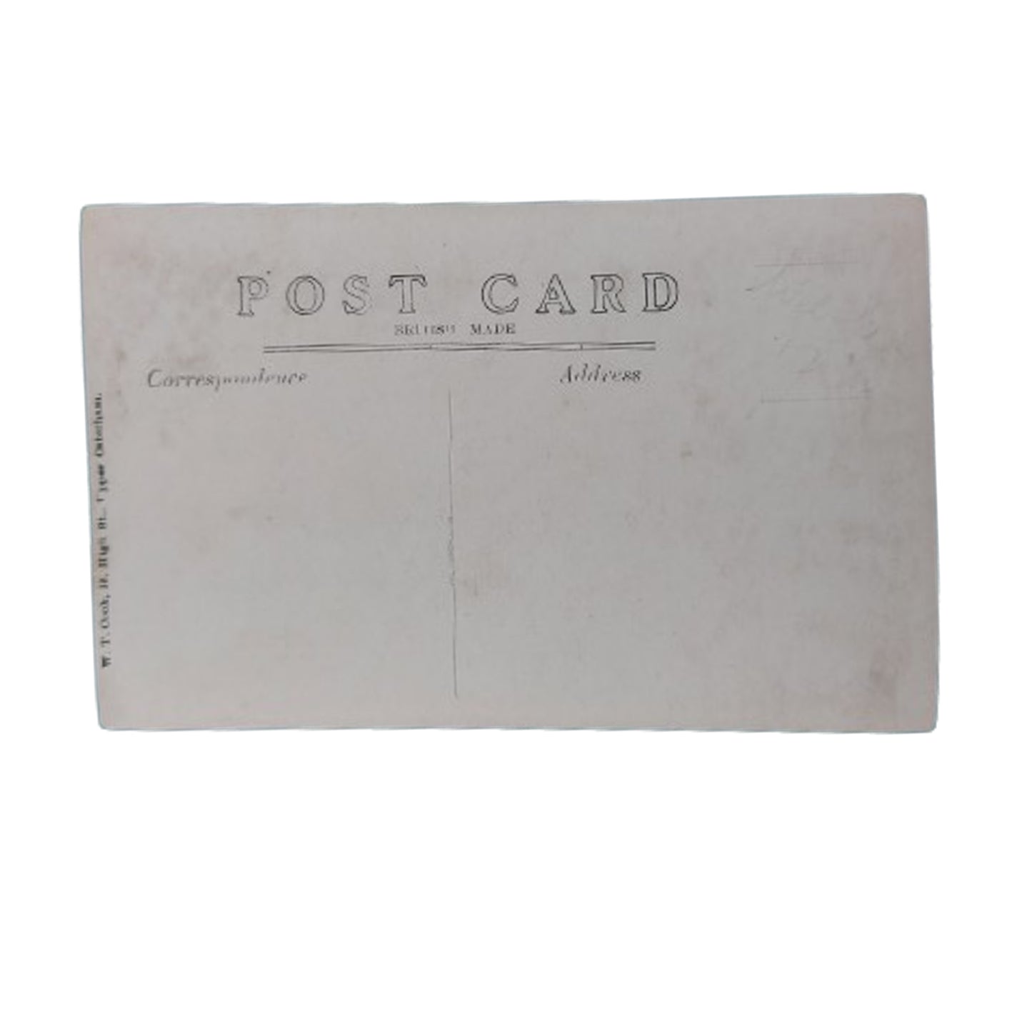 WW1 British Named Picture Postcard