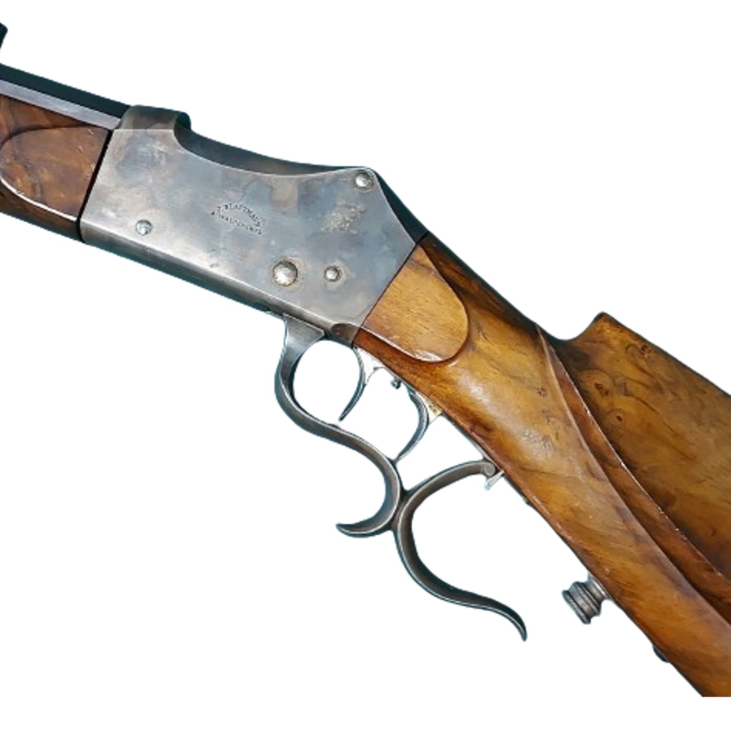 Pre-WW1 Antique Pre-1898 A.J. Blattmann Swiss Schutzen Deluxe Target Rifle