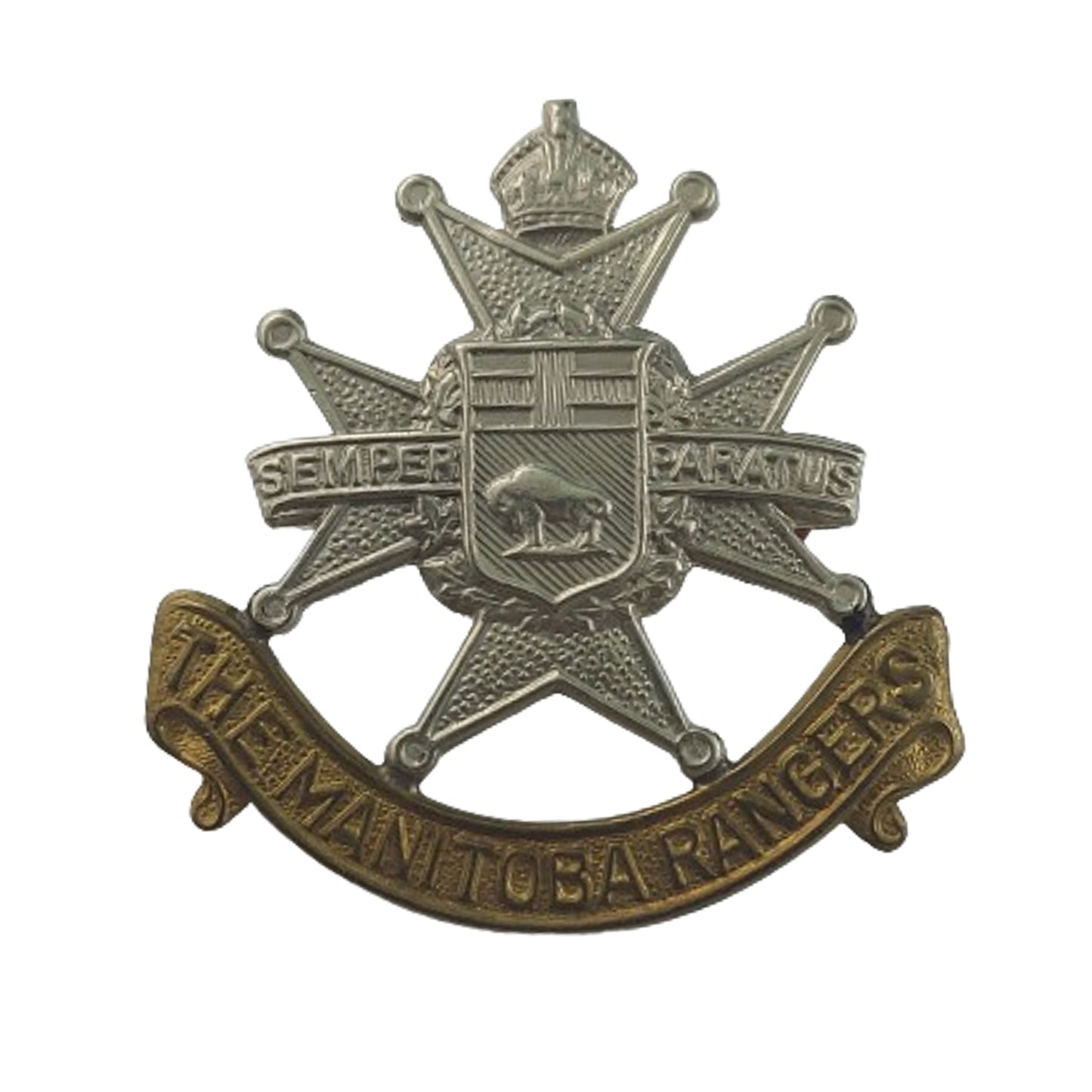 Pre-WW1 Canadian Manitoba Rangers Cap Badge