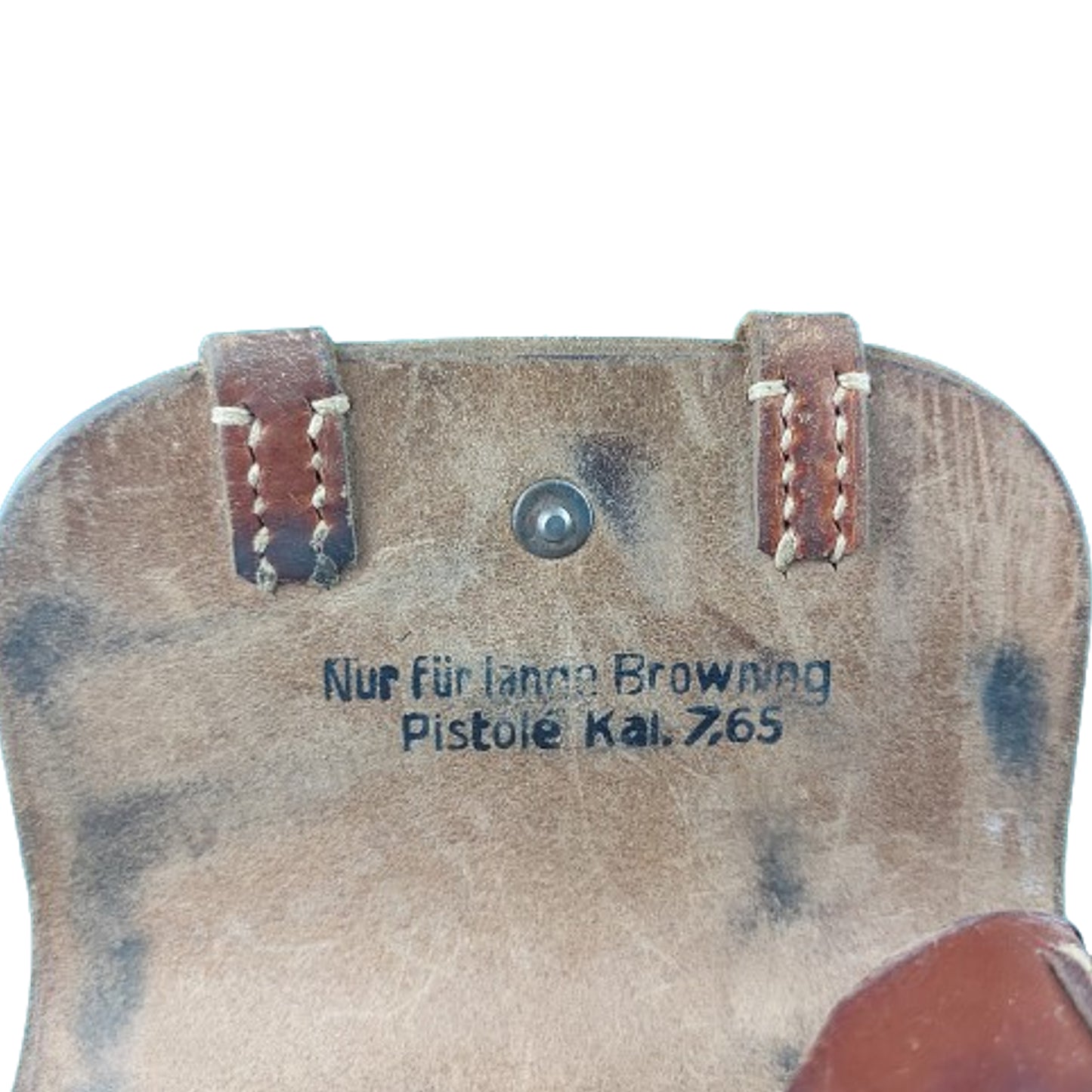 Pre-WW2 German Deactivated Model 1922 Browning Service Pistol In Issue Holster -German Occupation