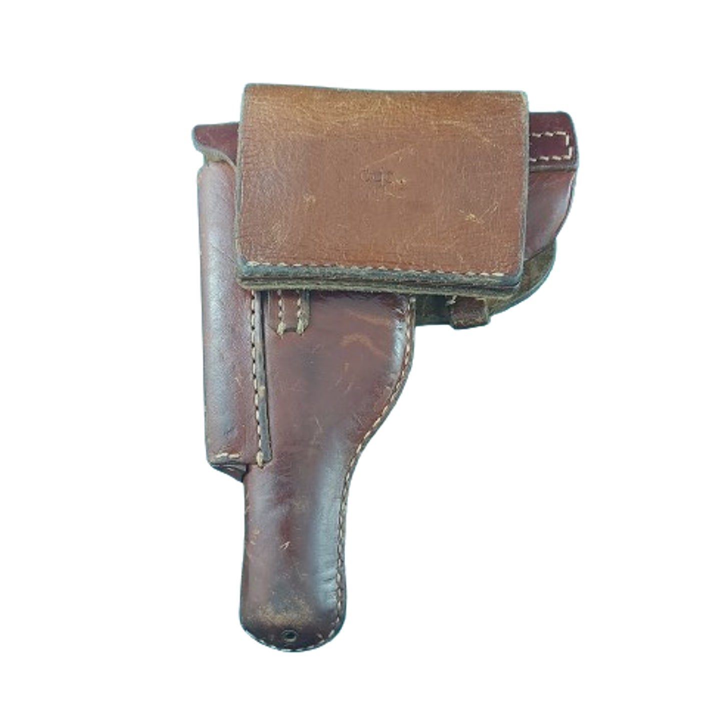 Pre-WW2 German Deactivated Model 1922 Browning Service Pistol In Issue Holster -German Occupation
