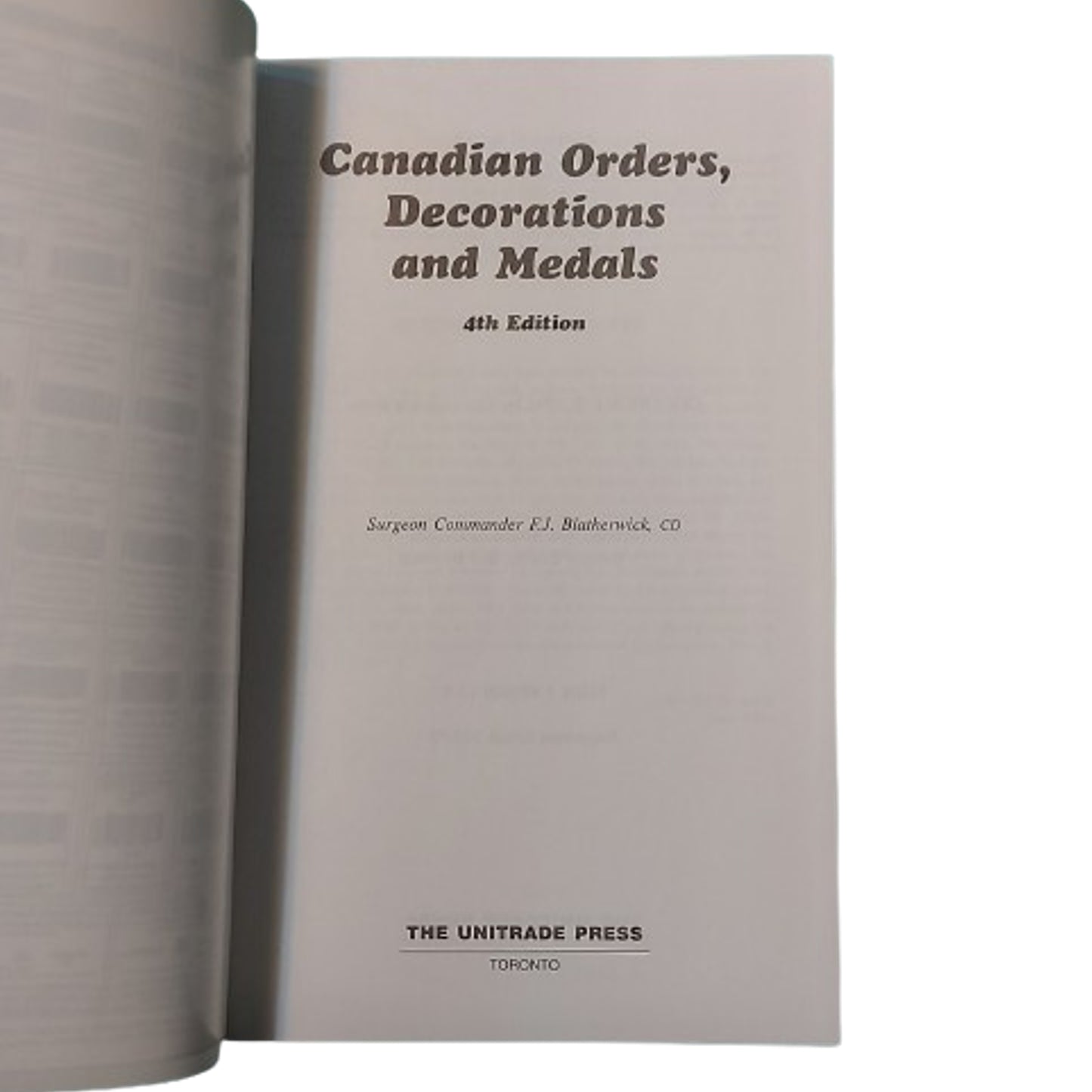 Canadian Orders, Decorations, And Medals