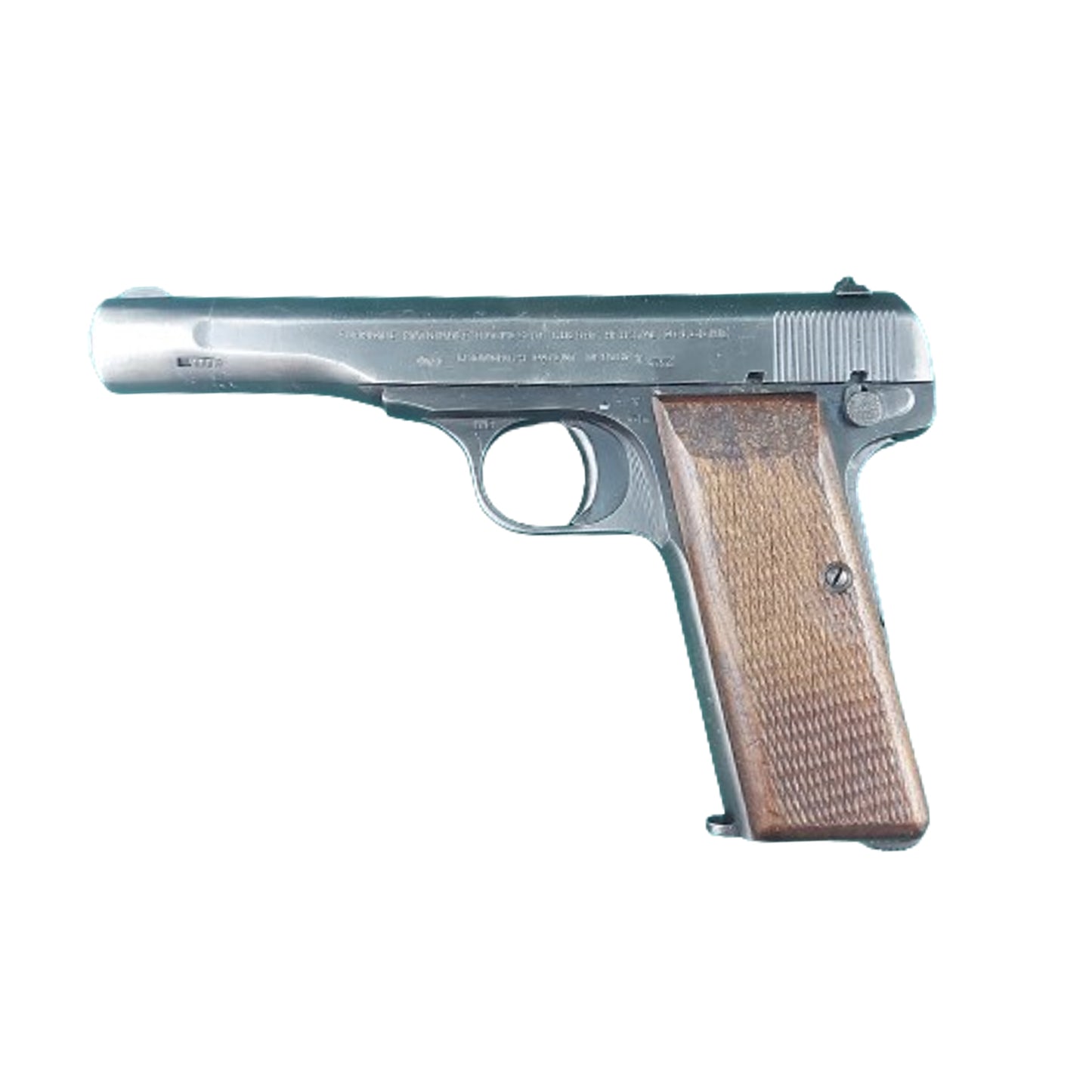 Pre-WW2 German Deactivated Model 1922 Browning Service Pistol In Issue Holster -German Occupation