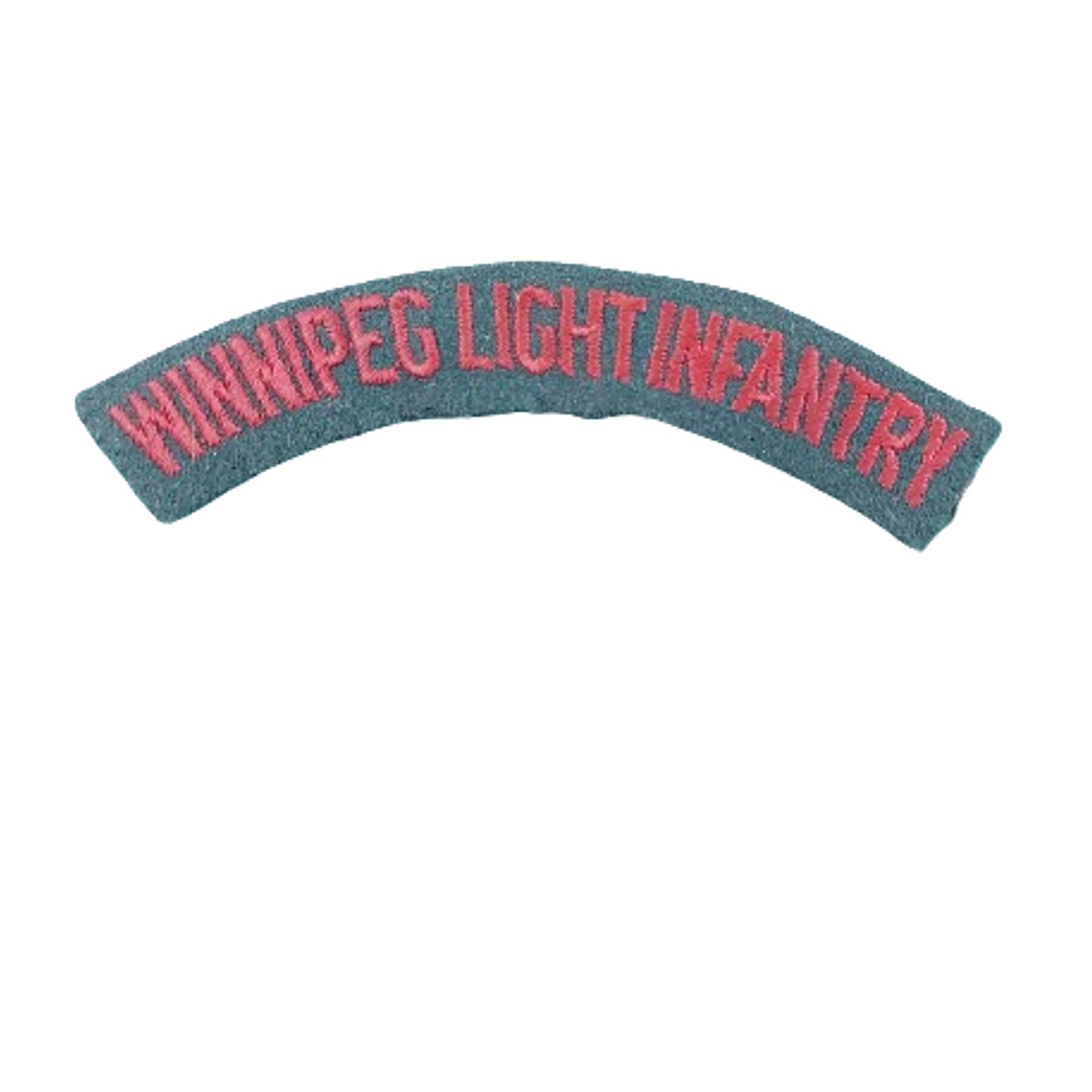 WW2 Canadian WLI Winnipeg Light Infantry Cloth Shoulder Title