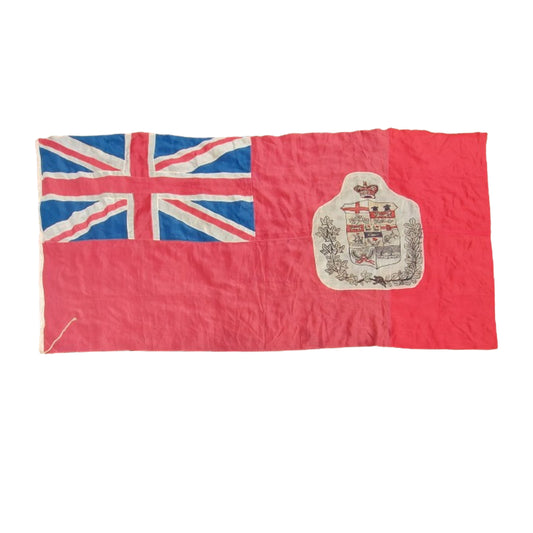 Pre-WW1 Canadian Red Ensign Flag -132 X 68 Inches