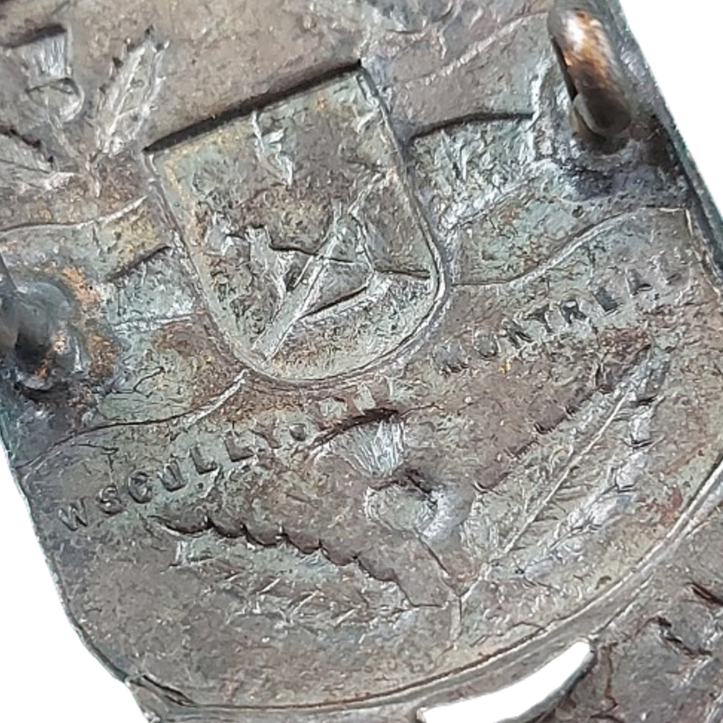 WW2 Canadian COTC Nova Scotia Technical College Cap Badge -Scully Montrteal