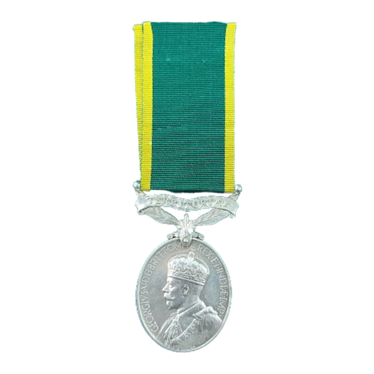 WW1 British George V Efficiency Territorial Medal -Royal Artillery