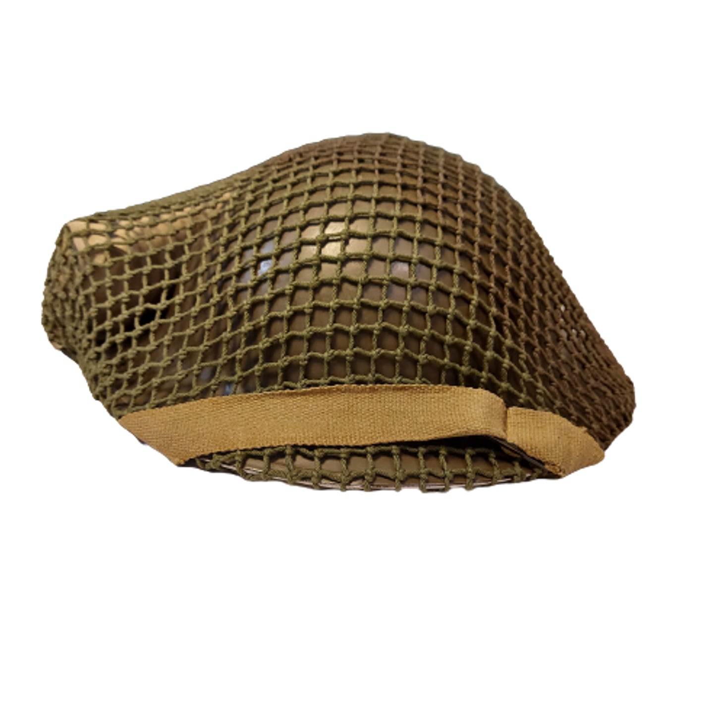WW2 Canadian Combat Helmet With Camo Net And Bandage Pack 1941