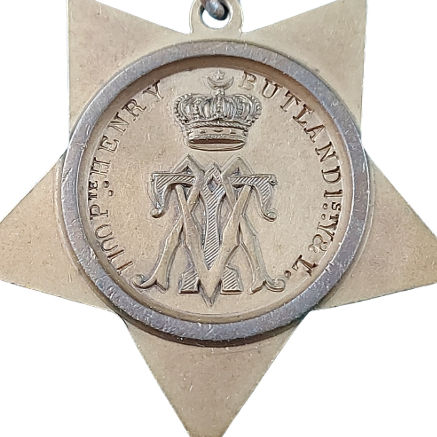Pre-WW1 British Named Khedive Star -York And Lancaster Regiment