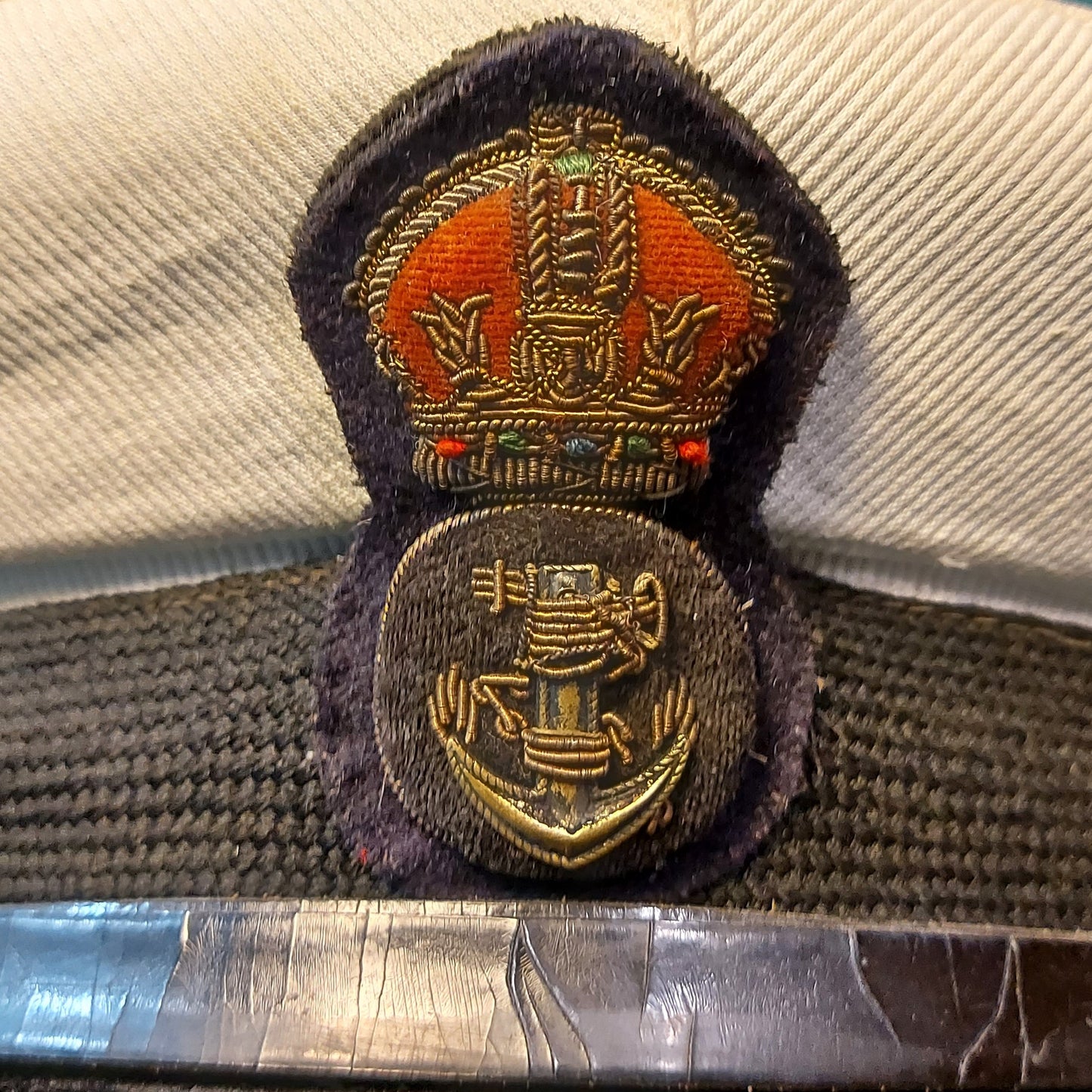 WW2 RCN Royal Canadian Navy Petty Officer's Visor Cap