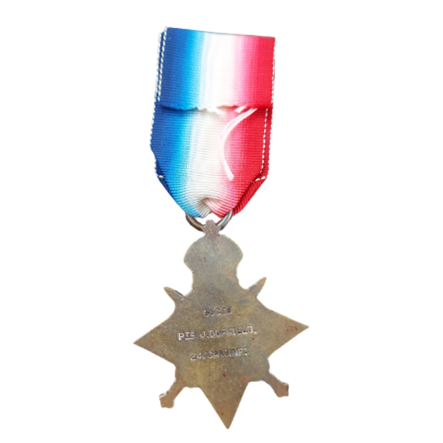 WW1 Canadian 1914-15 Star 24th Battalion -Victoria Rifles