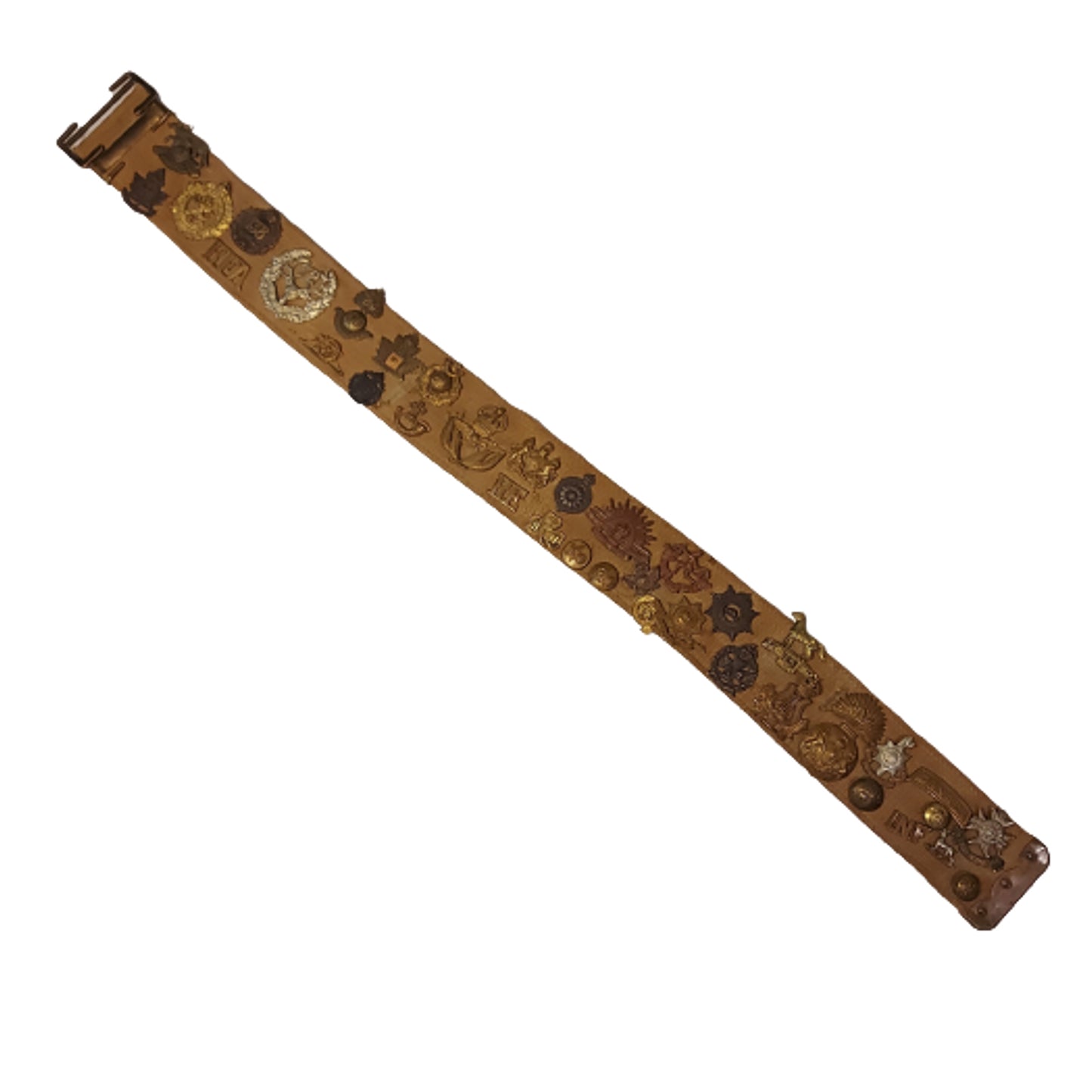 WW1 Canadian Souvenir Badge Belt