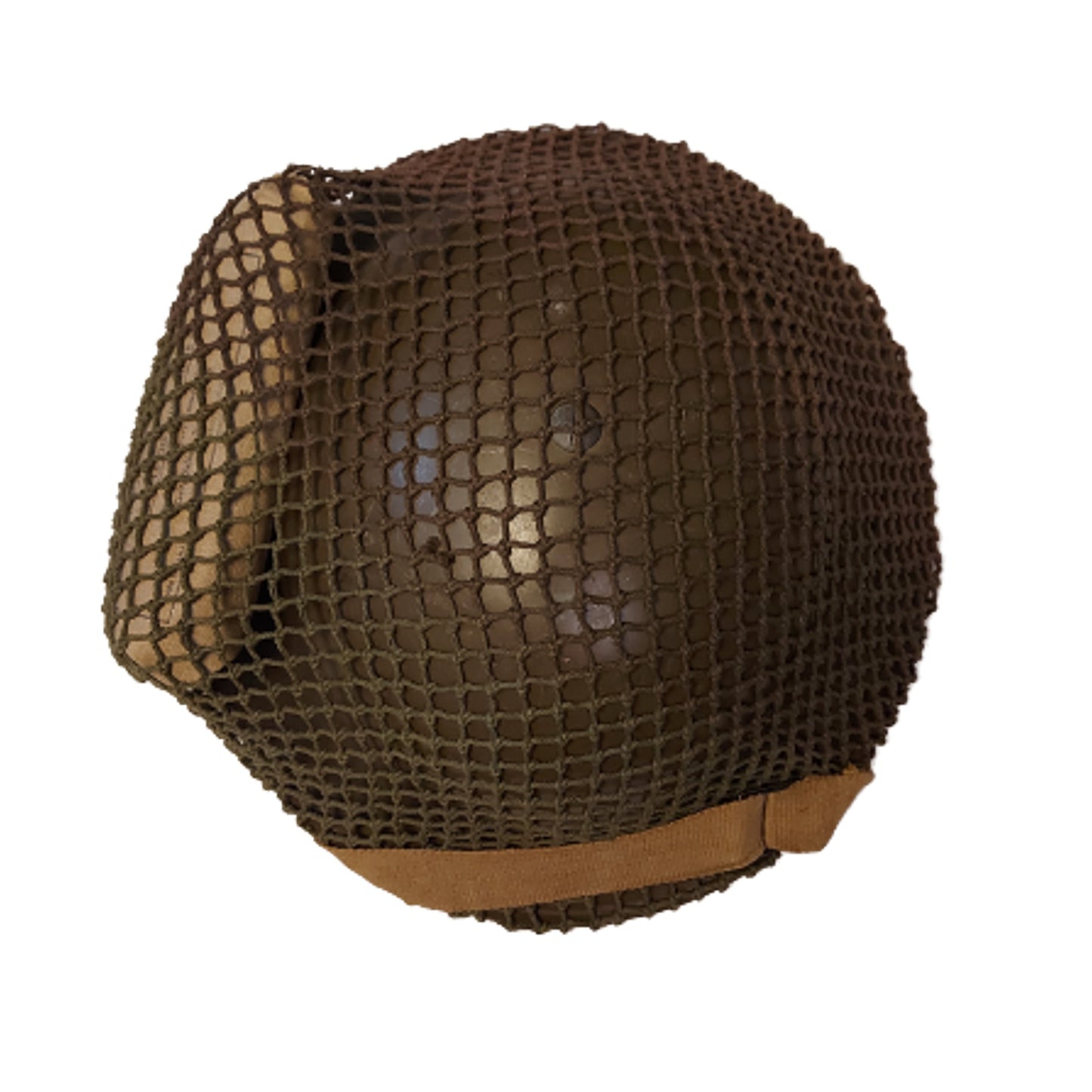 WW2 Canadian Combat Helmet With Camo Net And Bandage Pack 1941