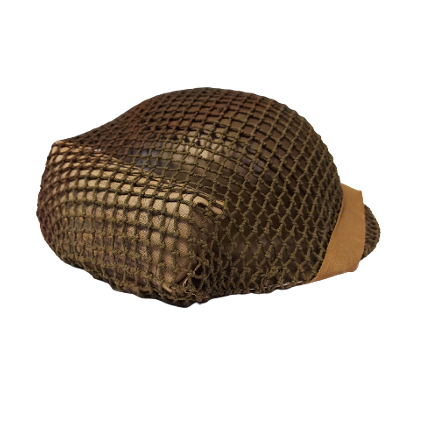 WW2 Canadian Combat Helmet With Camo Net And Bandage Pack 1941