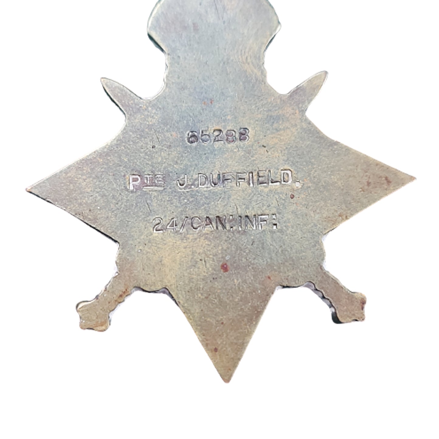 WW1 Canadian 1914-15 Star 24th Battalion -Victoria Rifles