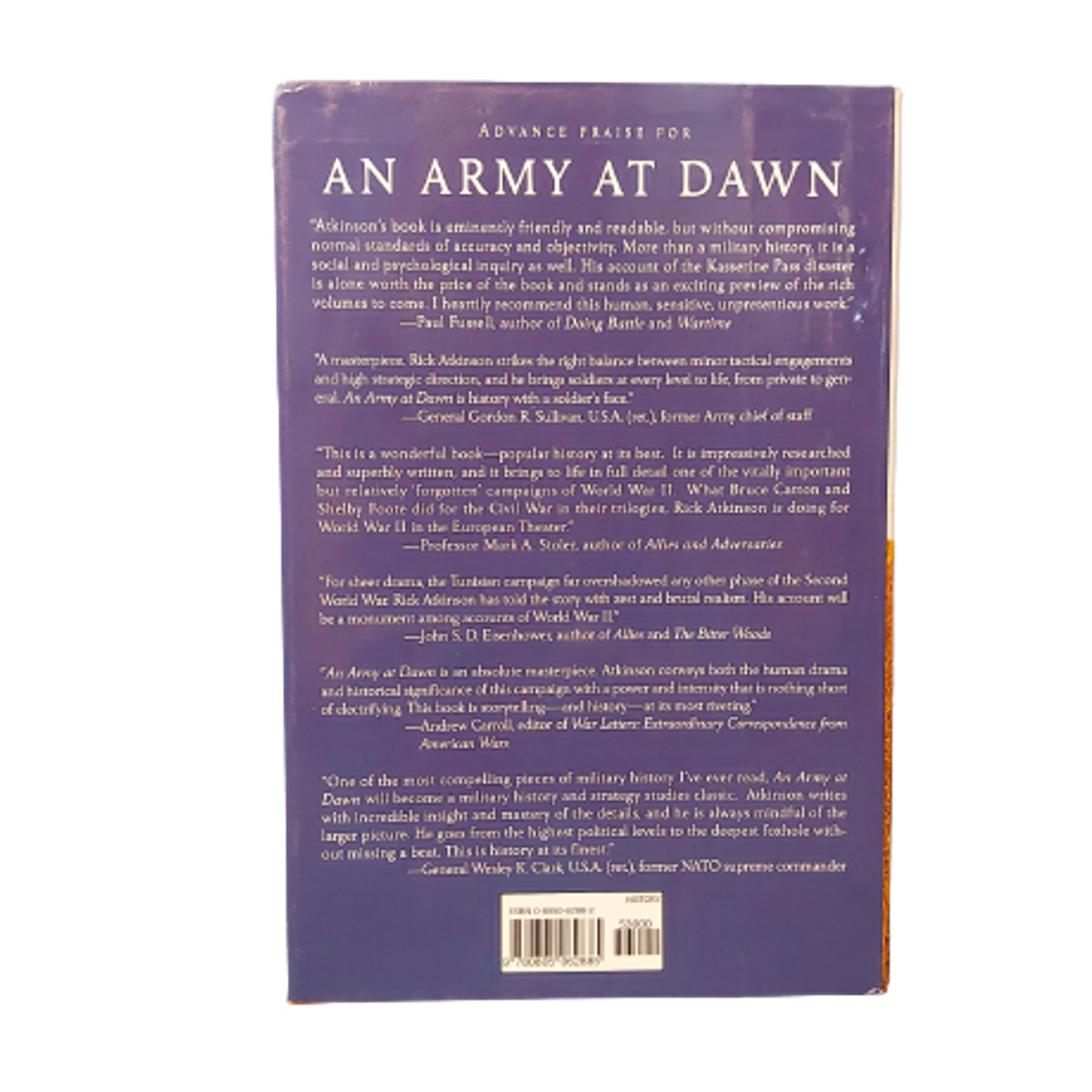 An Army At Dawn -The War In North Africa 1942-1943