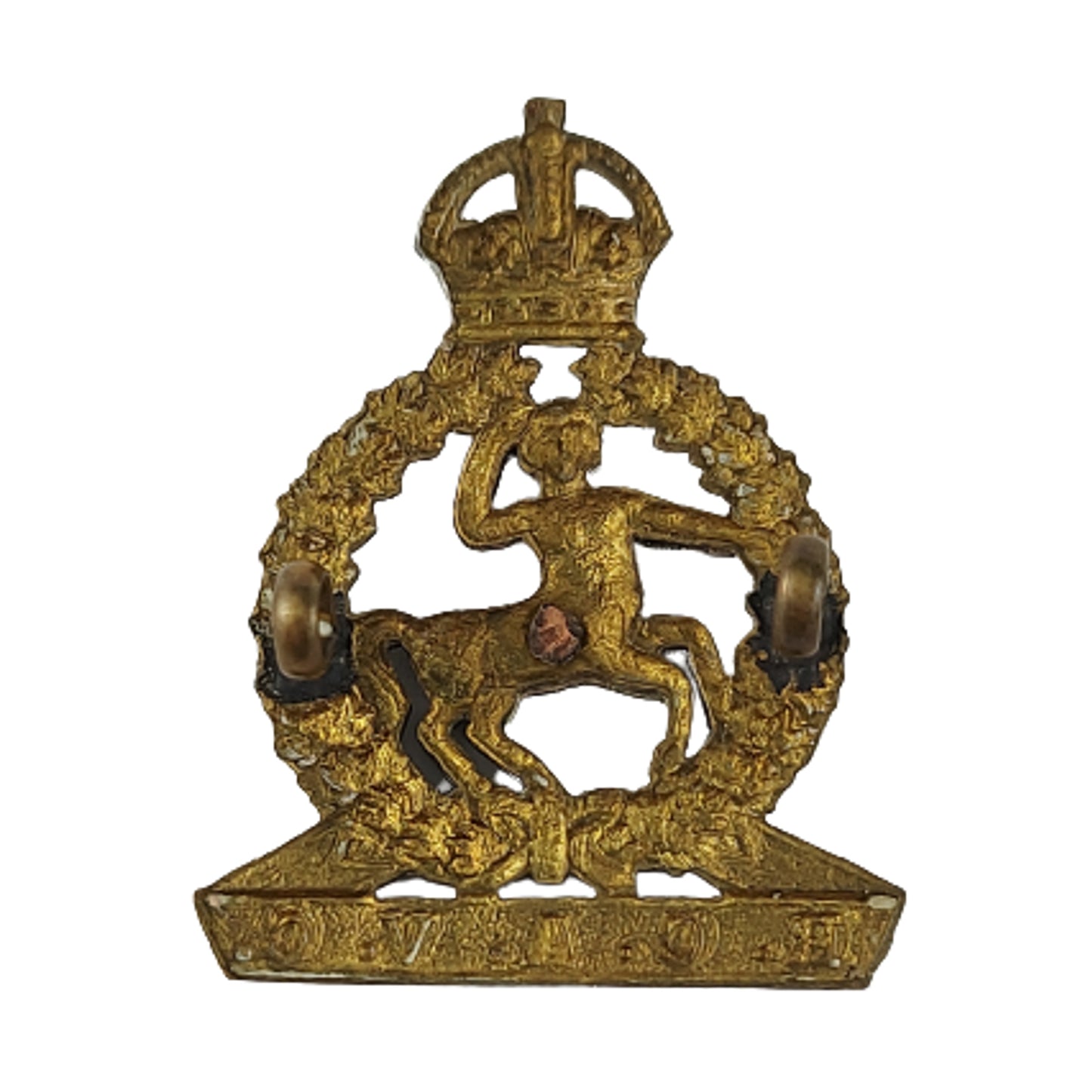 Pre-WW2 1922 Royal Canadian Army Veterinary Corps Officer's Collar Badge