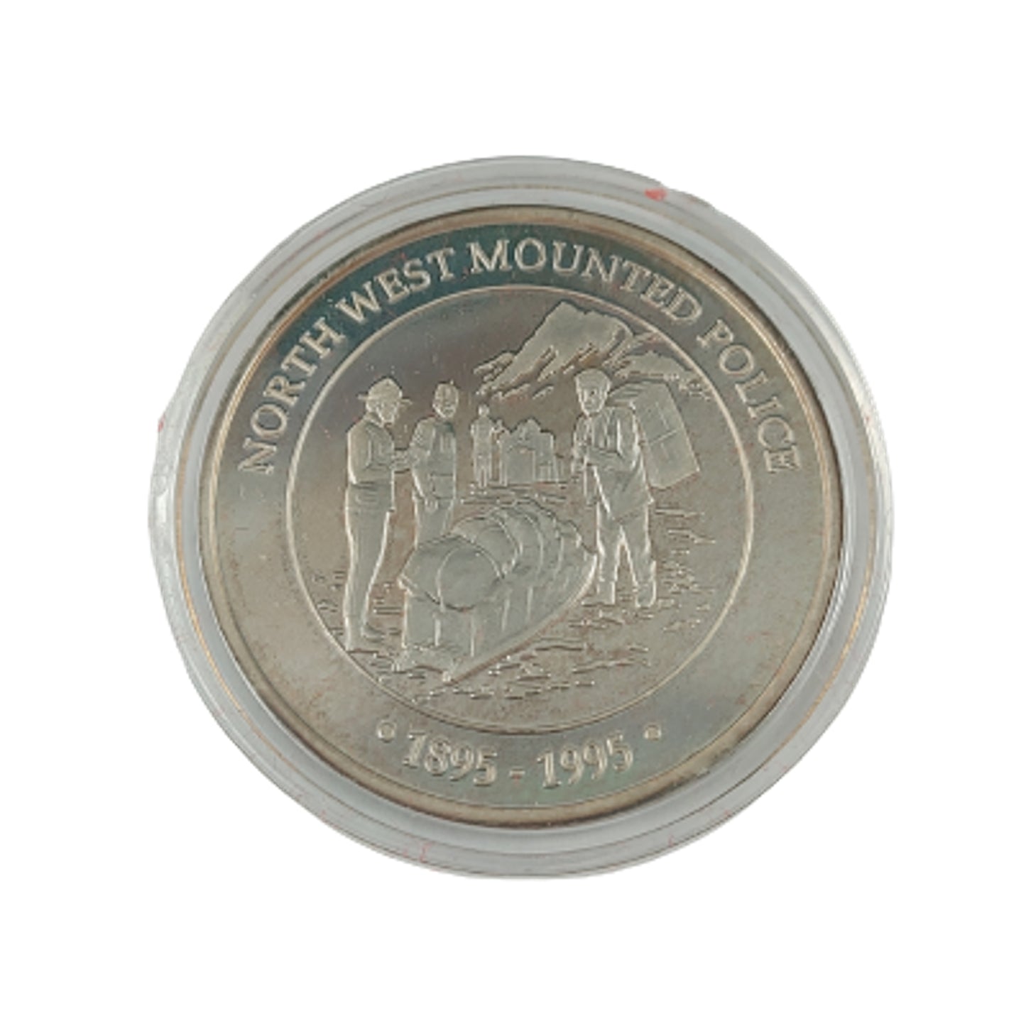 Post-WW2 Cased RCMP Royal Canadian Mounted Police 100th Anniversary Yukon Territory Coin
