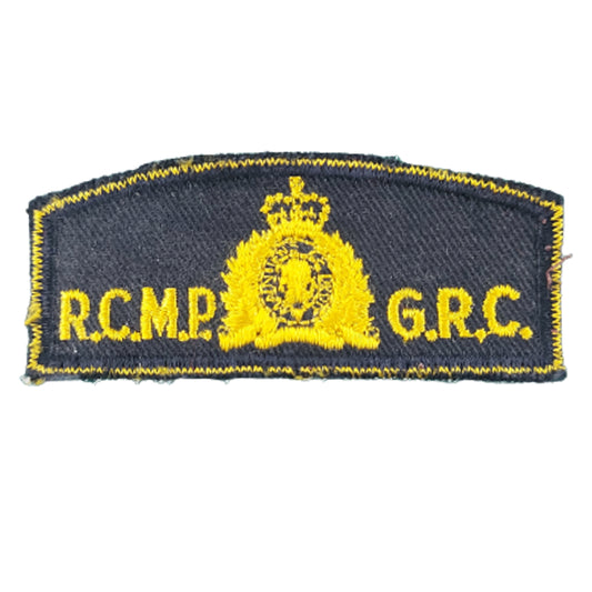 RCMP Royal Canadian Mounted Police Shoulder Title Insignia
