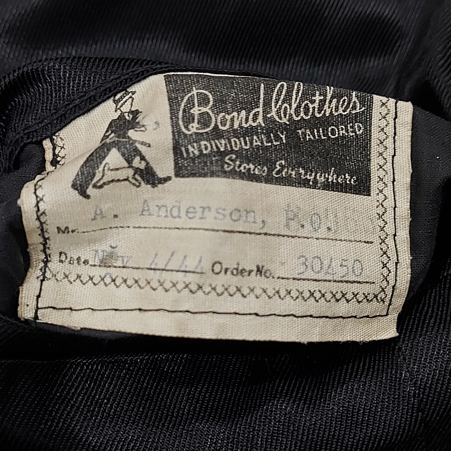 WW2 Canadian Named RCN Royal Canadian Navy Higher Submarine Detector Petty Officer's Reefer Jacket Uniform